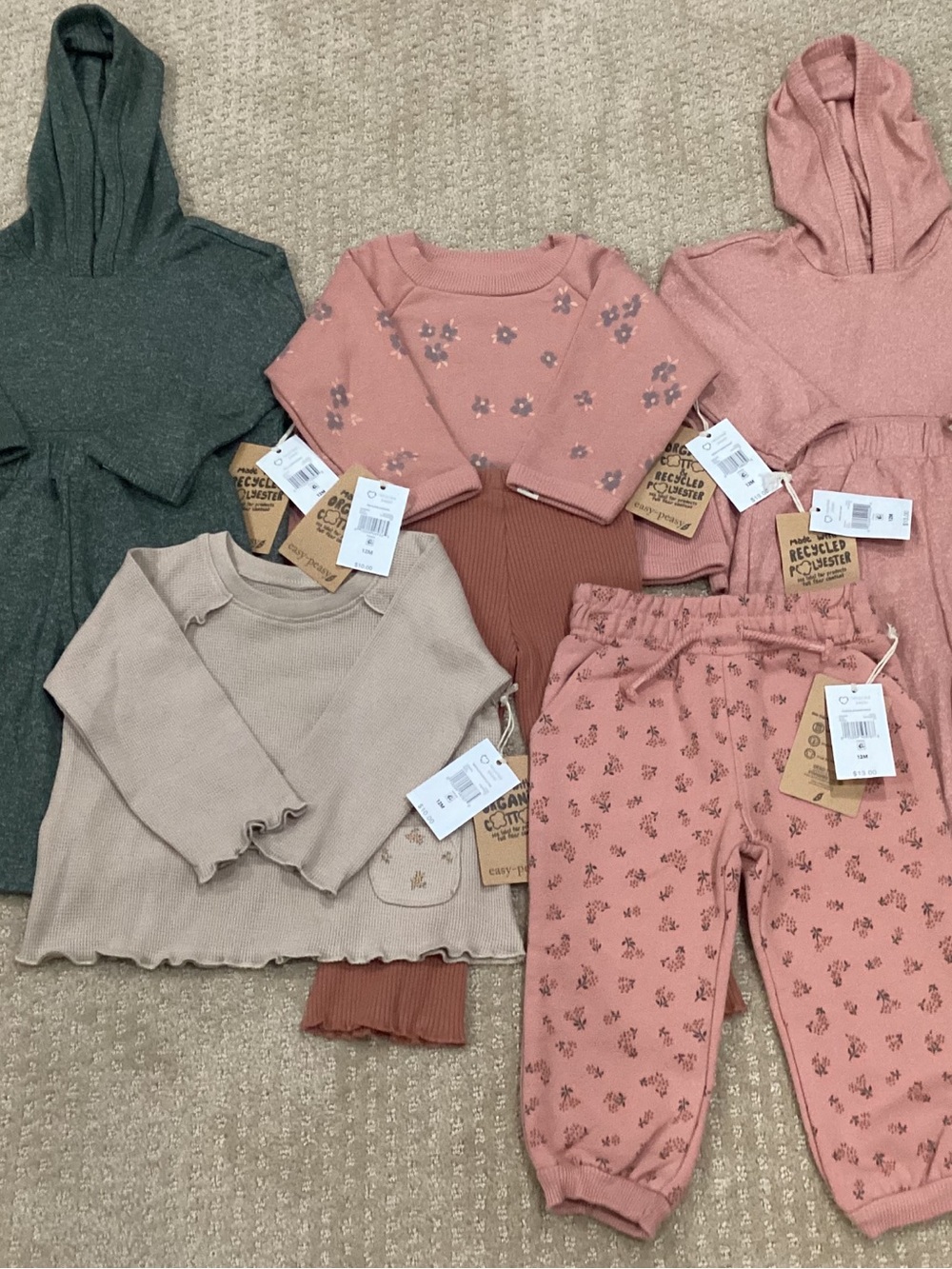 NWT Easy Peasy Infant Girl Bundle/Lot 12m